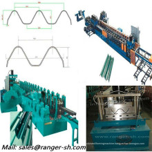 2 waves Highway Guardrail Roll Forming Machine / Equipment With PLC Control